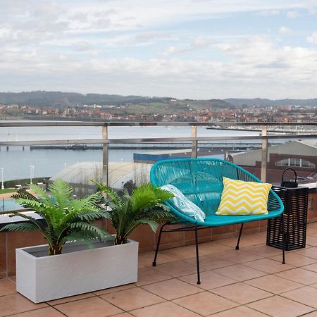 Santurtzi Atico Lujo Costa Vasca Bilbaoterraza Mar Jacuzi 아파트 외부 사진