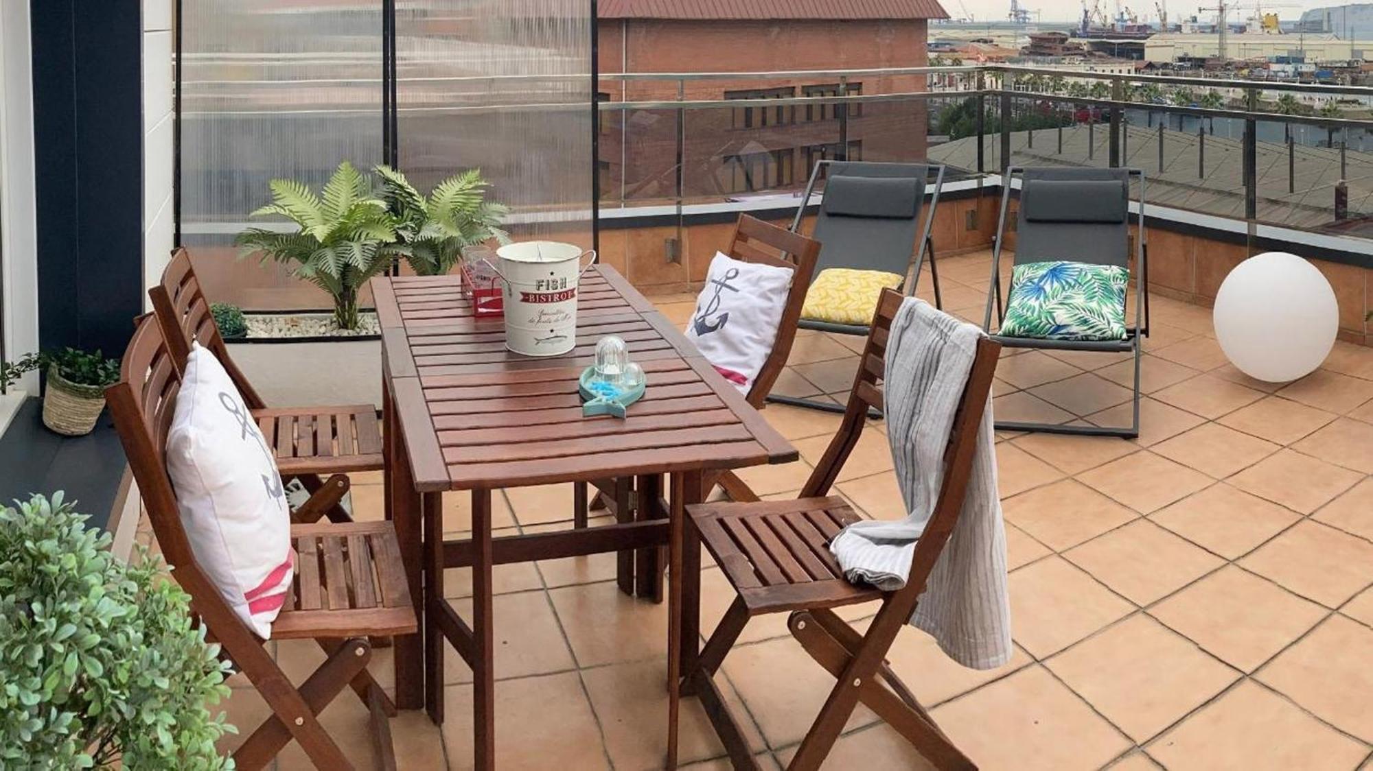Santurtzi Atico Lujo Costa Vasca Bilbaoterraza Mar Jacuzi 아파트 외부 사진
