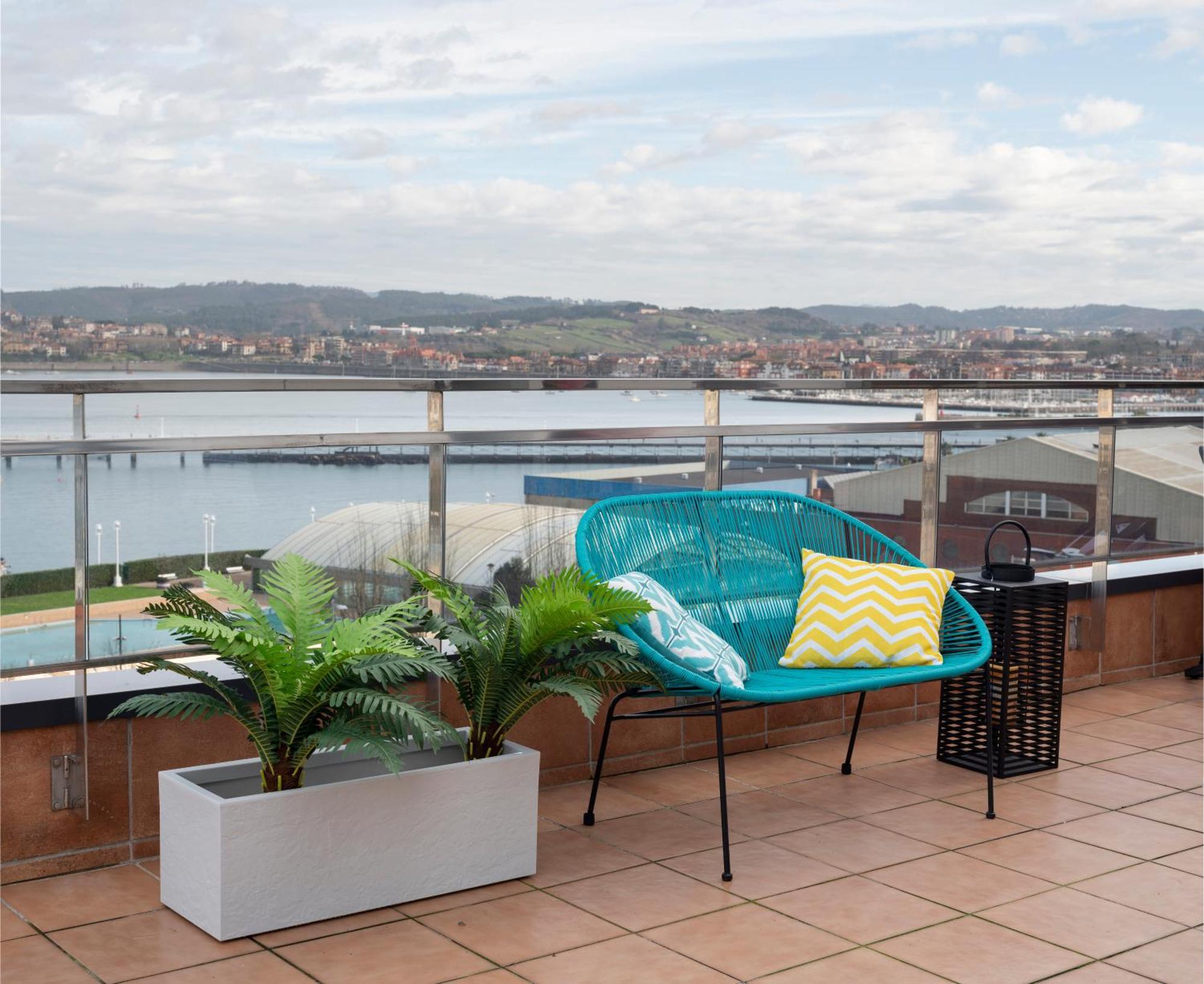 Santurtzi Atico Lujo Costa Vasca Bilbaoterraza Mar Jacuzi 아파트 외부 사진